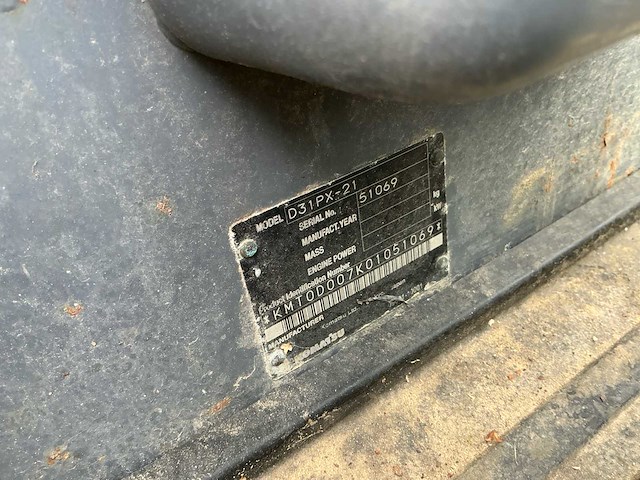 Komatsu d 31 px bulldozer - afbeelding 10 van  19