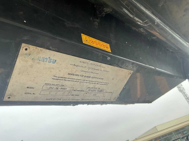 Komatsu pc 16rhs minigraafmachine - afbeelding 5 van  25