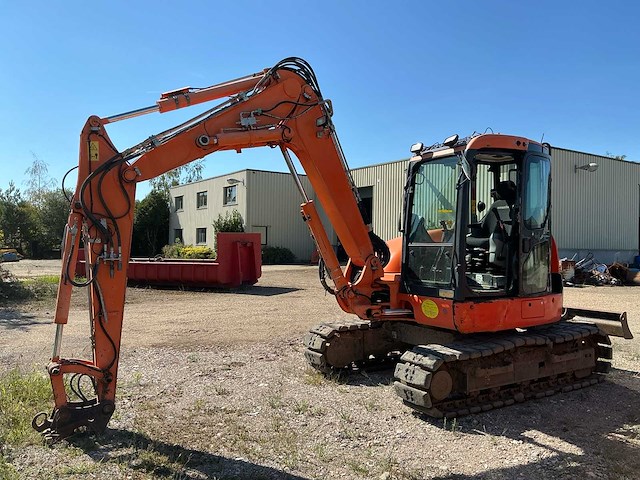 Komatsu pc80mr-3 banden graafmachine - afbeelding 1 van  15