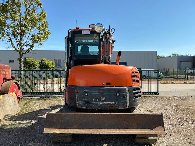 Komatsu pc80mr-3 banden graafmachine - afbeelding 9 van  15