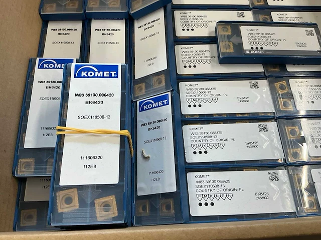 Komet soex partij boorwisselplaten - afbeelding 2 van  4