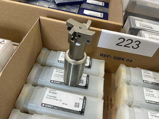 Komet t-gleuf wisselplaatfrees (16x) - afbeelding 3 van  6
