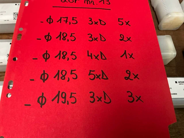 Komet wisselplaatboor (13x) - afbeelding 7 van  7