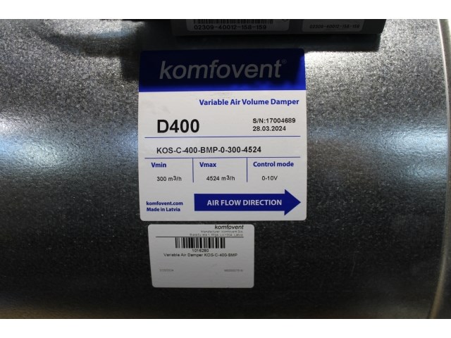 Komfovent kos-c-400 / vav-regelklep - afbeelding 4 van  10