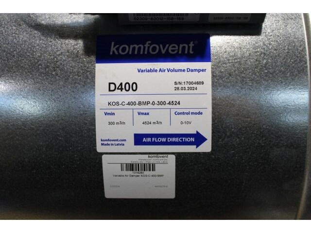 Komfovent kos-c-400 / vav-regelklep - afbeelding 5 van  10