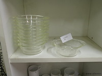 Kommetjes in oud glas - afbeelding 1 van  1