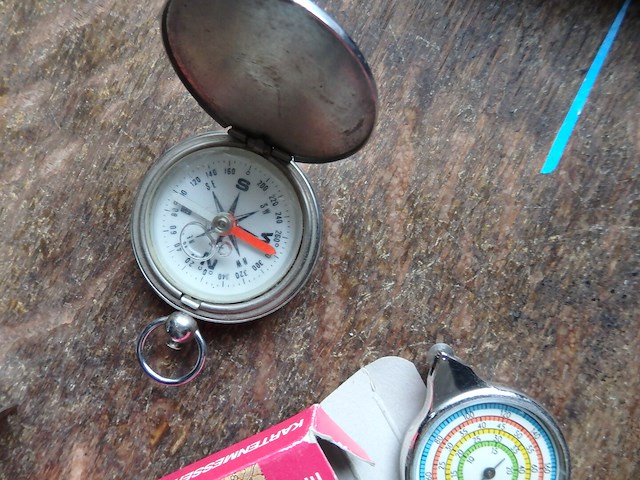 Kompas, kaartlezer en nietjesmachine - afbeelding 2 van  2