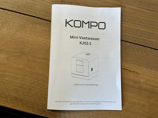Kompo xj01-1 compacte mini vaatwasser – ongebruikt - afbeelding 2 van  5