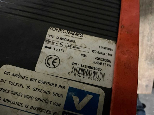 Konecranes elektrische kettingtakel - afbeelding 4 van  4