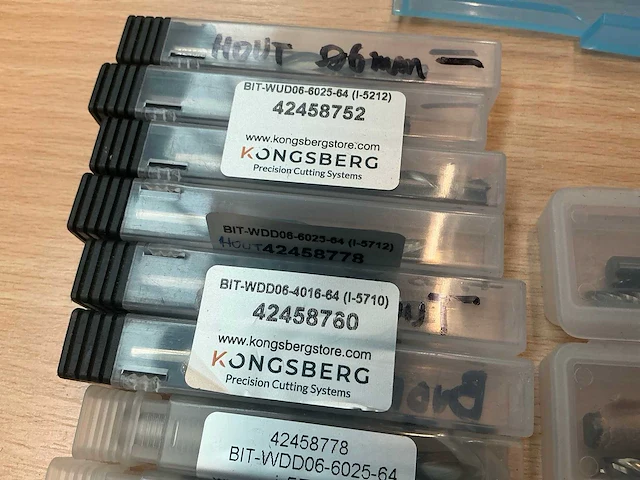 Kongsberg diverse snijmessen en frezen (40x) - afbeelding 3 van  4