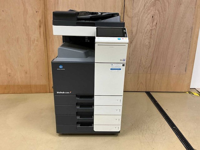 Konica minolta bizhub c 258 printer & scanner - afbeelding 10 van  17