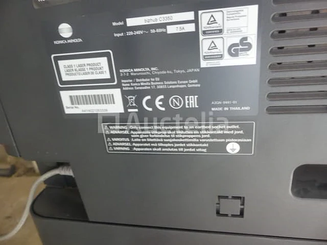 Konica minolta bizhub c3350 multifunctionele printer - afbeelding 1 van  8