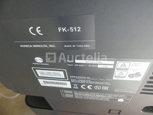 Konica minolta bizhub c3350 multifunctionele printer - afbeelding 7 van  8