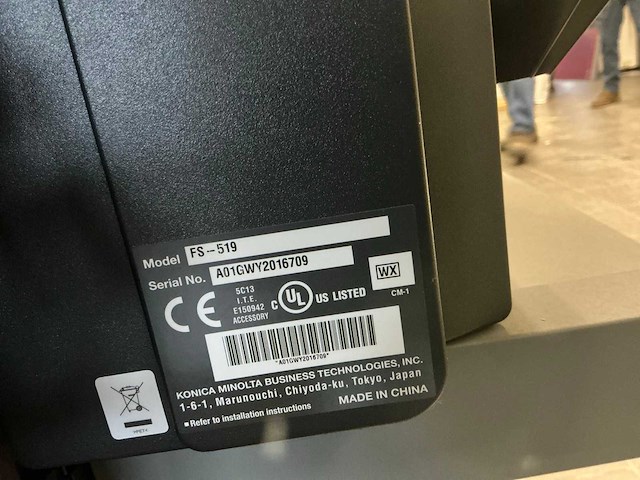 Konica minolta bizhub c353 laserprinter - afbeelding 6 van  6