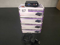 Konig - kn-hdmicon21 - 4x vga to hdmi converter - afbeelding 1 van  2