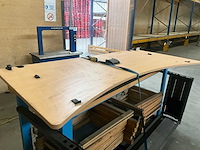 Konig + neurath metra bureel/bureautafel - afbeelding 4 van  8