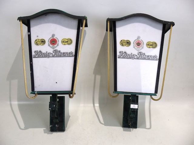 Konig pilsener lantaarn (x2) - afbeelding 1 van  9