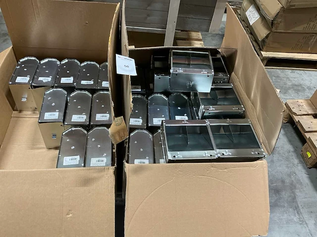 Konijnen dubbele voederautomaat (30x) - afbeelding 1 van  3
