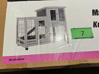 Konijnenhok 95 x 63 x 93 cm - afbeelding 3 van  3