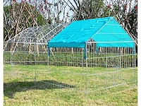 Konijnenhok, buitenkonijnenhok, metalen kooi buiten