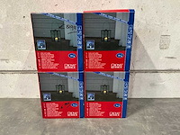 Konstsmide lantaarn met verlichte waskaars (4x) - afbeelding 1 van  3