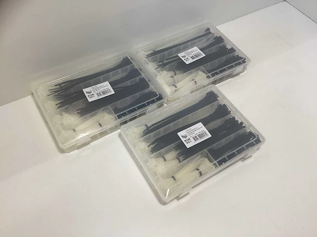 Konvox - assortimentsdoos met tie-wraps 400 stuks - (3x) - afbeelding 2 van  6