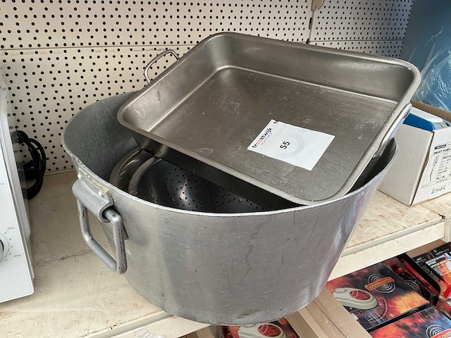 Kookketel,vergiet en ovenschaal (3x) - afbeelding 1 van  1