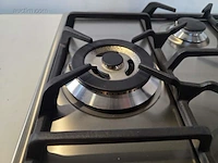 Kookplaat inox 60cm gietijzeren smeg ser60sgh3 - afbeelding 4 van  5