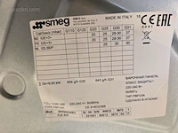 Kookplaat inox 60cm gietijzeren smeg ser60sgh3 - afbeelding 5 van  5