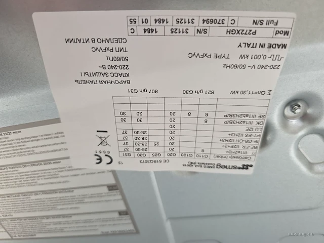 Kookplaat smeg p272xgh - afbeelding 7 van  7