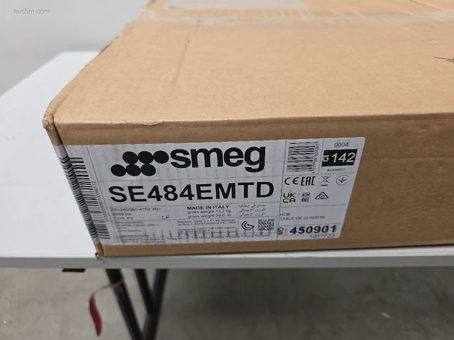 Kookplaat smeg se484emtd - afbeelding 3 van  4