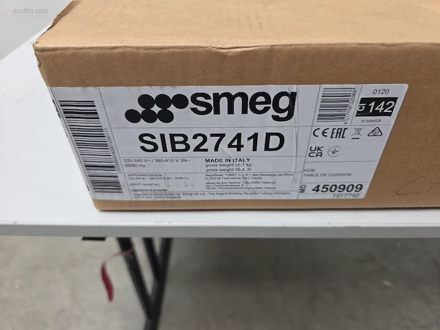 Kookplaat smeg sib2741d - afbeelding 3 van  4