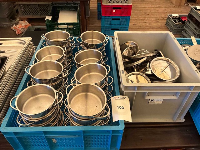 Kookpotje met deksel (40x) - afbeelding 1 van  3