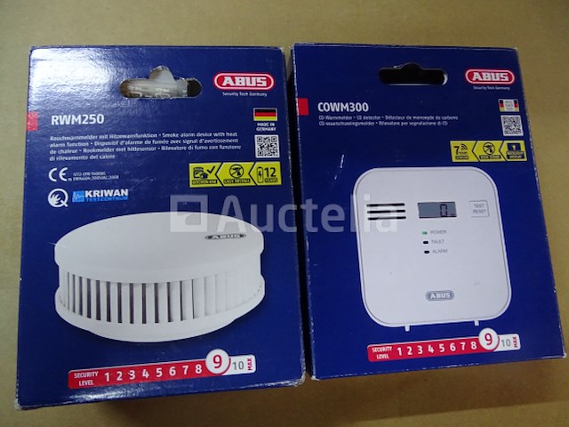 Koolmonoxidemelder, abus rookmelder - afbeelding 1 van  2
