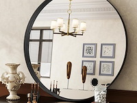 Koonmi luxe ronde spiegel (81 cm) - afbeelding 1 van  2