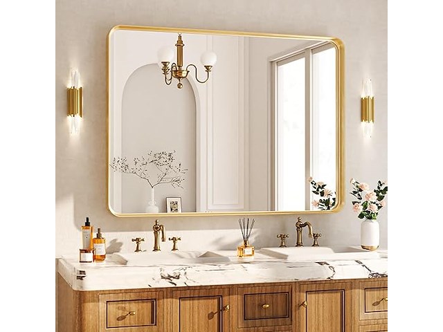 Koonmi wandspiegel (120 x 90 cm) - afbeelding 1 van  3