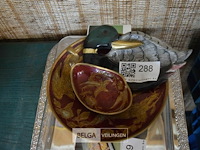 Koper handgeschilderde deco - afbeelding 1 van  3