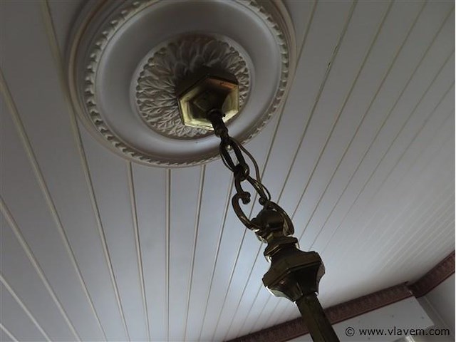 Kopere luster, 6 lichtpunten - afbeelding 3 van  4