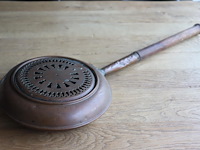 Koperen bedverwarmer - afbeelding 1 van  2