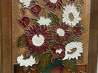 Koperen bloementekening - afbeelding 1 van  1