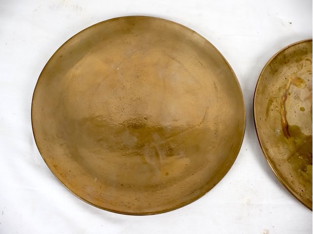 Koperen bord (x2) - afbeelding 2 van  5