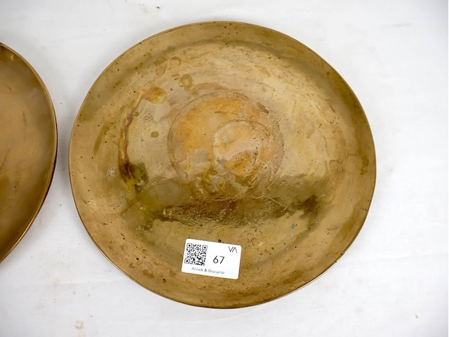 Koperen bord (x2) - afbeelding 3 van  5