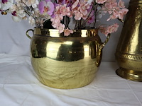 Koperen decoratieve pot (x3) - afbeelding 2 van  7