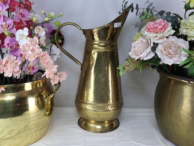 Koperen decoratieve pot (x3) - afbeelding 3 van  7