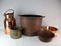Koperen decoratieve pot (x5) - afbeelding 1 van  7