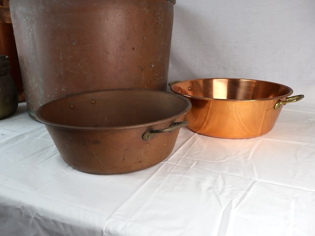 Koperen decoratieve pot (x5) - afbeelding 3 van  7