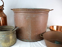 Koperen decoratieve pot (x5) - afbeelding 5 van  7