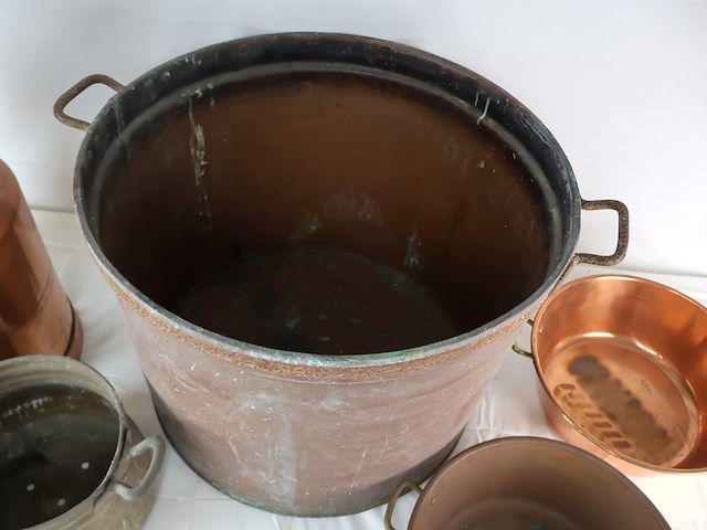 Koperen decoratieve pot (x5) - afbeelding 6 van  7