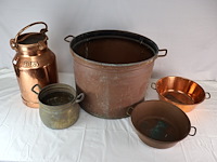 Koperen decoratieve pot (x5) - afbeelding 7 van  7