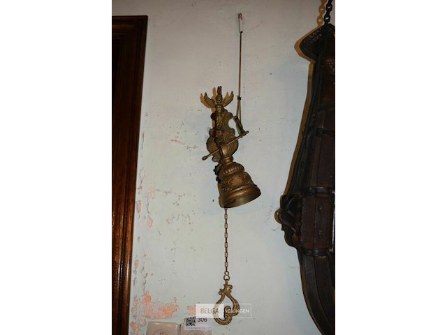 Koperen deurbel (zelf demonteren) - afbeelding 2 van  3